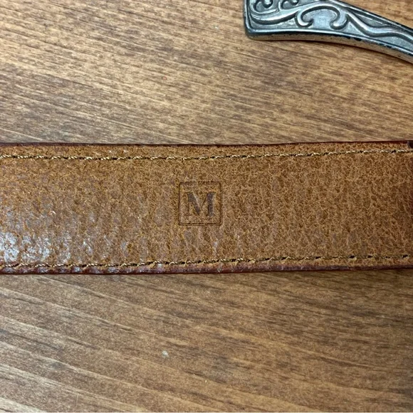 Vintage Fossil 1997 Brown Leather Belt - Picture 12 of 13